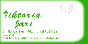 viktoria jari business card